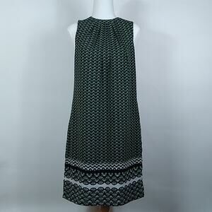 H&M Sleeveless Shift Dress Keyhole Bow Tie Back